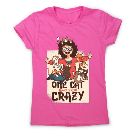 Crazy cat lady - women's t-shirt - Graphic Gear