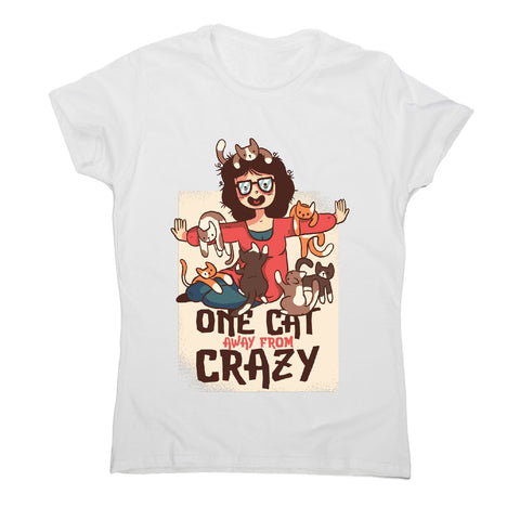 Crazy cat lady - women's t-shirt - Graphic Gear