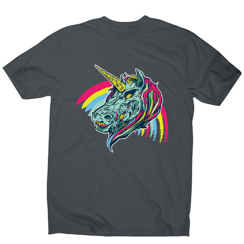 Creepy unicorn - men's funny illustrations t-shirt - Graphic Gear