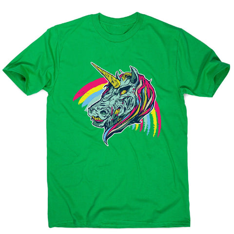 Creepy unicorn - men's funny illustrations t-shirt - Graphic Gear