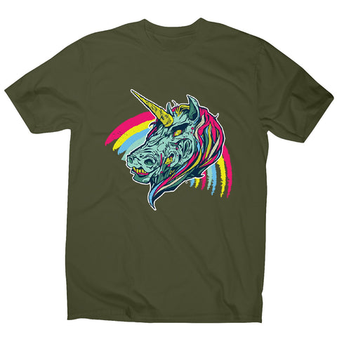 Creepy unicorn - men's funny illustrations t-shirt - Graphic Gear