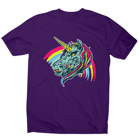 Creepy unicorn - men's funny illustrations t-shirt - Graphic Gear