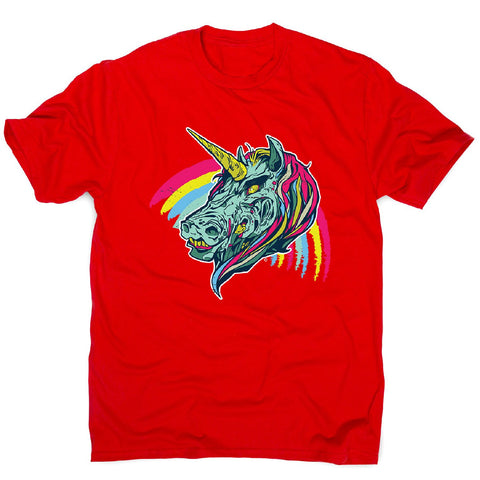 Creepy unicorn - men's funny illustrations t-shirt - Graphic Gear