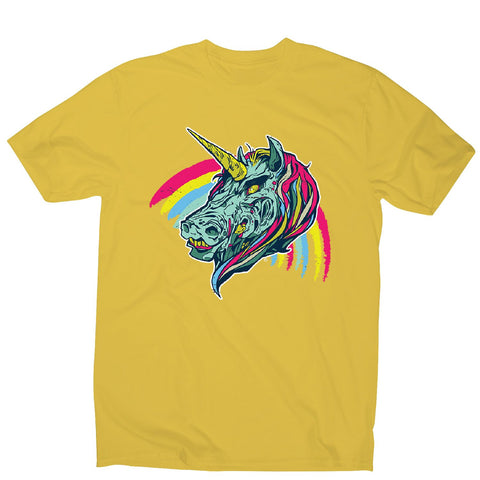 Creepy unicorn - men's funny illustrations t-shirt - Graphic Gear