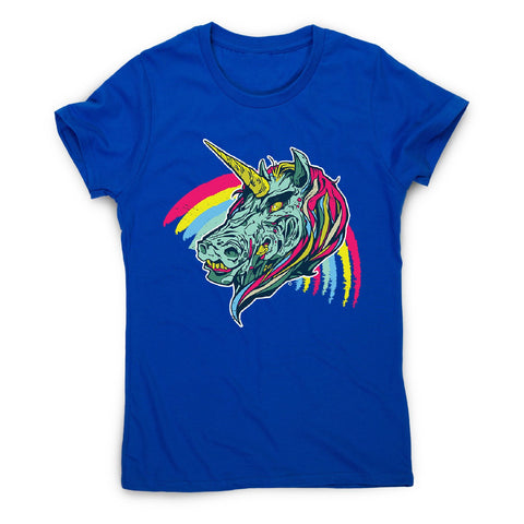 Creepy unicorn - women's funny illustrations t-shirt - Graphic Gear