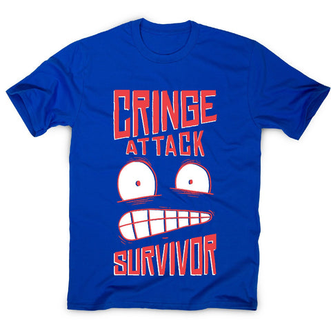 Cringe attack - men's funny premium t-shirt - Graphic Gear