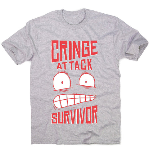 Cringe attack - men's funny premium t-shirt - Graphic Gear