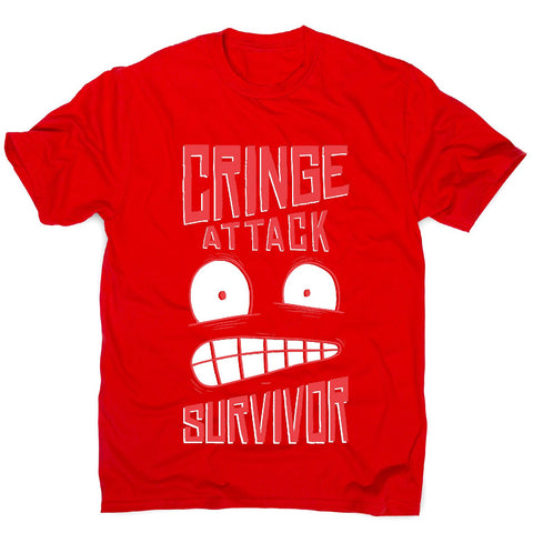 Cringe attack - men's funny premium t-shirt - Graphic Gear