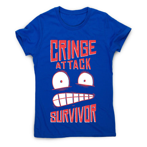 Cringe attack - women's funny premium t-shirt - Graphic Gear