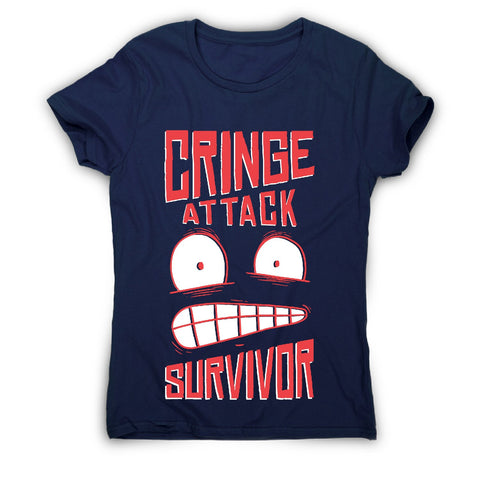 Cringe attack - women's funny premium t-shirt - Graphic Gear