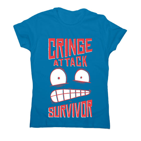 Cringe attack - women's funny premium t-shirt - Graphic Gear