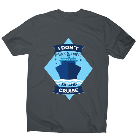 Cruise ship funny - men's t-shirt - Graphic Gear