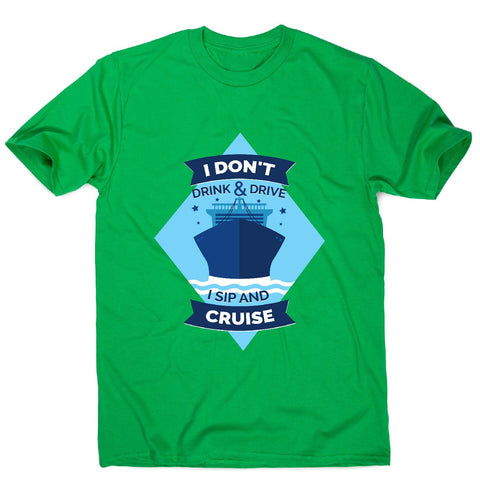 Cruise ship funny - men's t-shirt - Graphic Gear