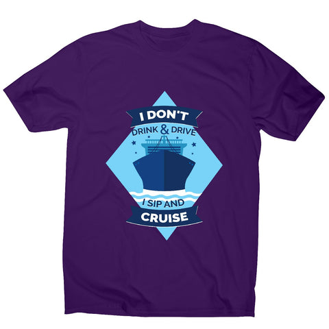 Cruise ship funny - men's t-shirt - Graphic Gear