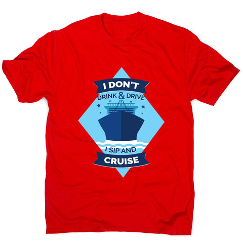 Cruise ship funny - men's t-shirt - Graphic Gear