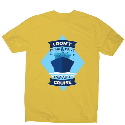 Cruise ship funny - men's t-shirt - Graphic Gear