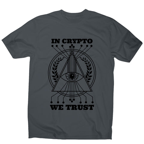 Crypto trust - men's funny premium t-shirt - Graphic Gear