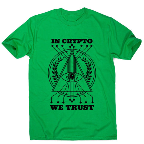 Crypto trust - men's funny premium t-shirt - Graphic Gear