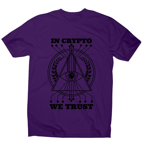 Crypto trust - men's funny premium t-shirt - Graphic Gear