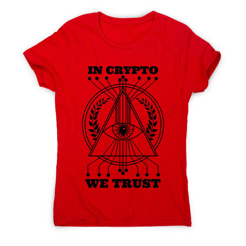 Crypto trust - women's funny premium t-shirt - Graphic Gear