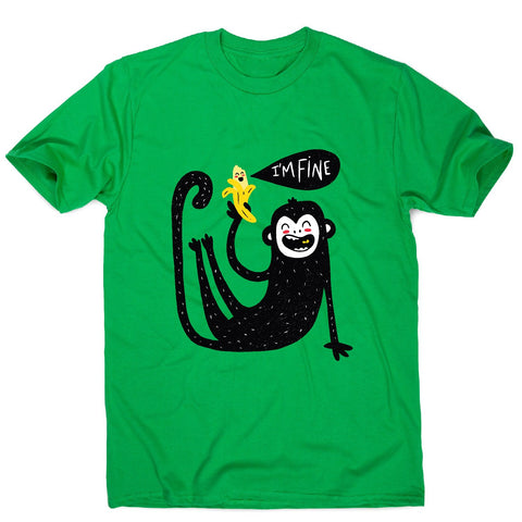 Cute monkey - men's funny illustrations t-shirt - Graphic Gear