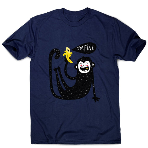 Cute monkey - men's funny illustrations t-shirt - Graphic Gear