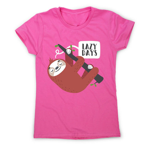 Cute sloth - women's funny premium t-shirt - Graphic Gear