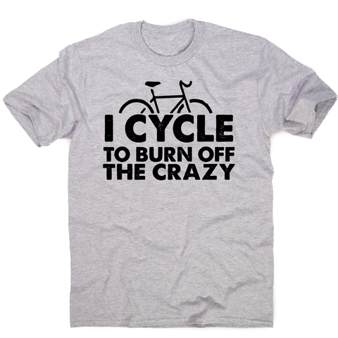 Cycle to burn off funny cycling biking t-shirt men's - Graphic Gear