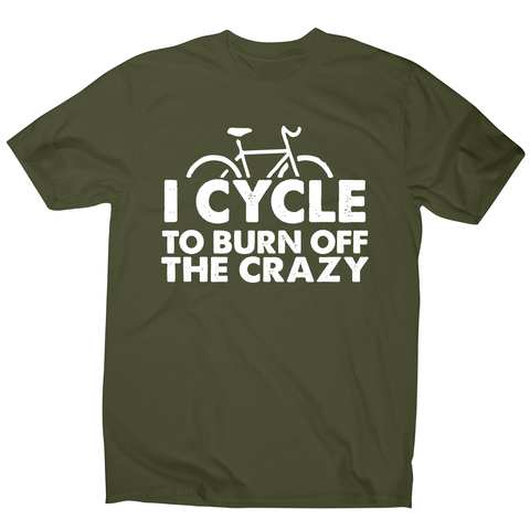 Cycle to burn off funny cycling biking t-shirt men's - Graphic Gear