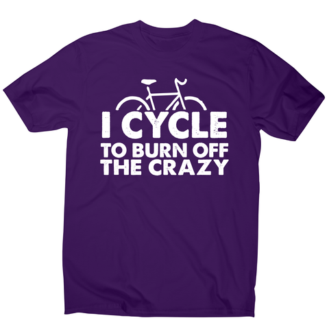 Cycle to burn off funny cycling biking t-shirt men's - Graphic Gear