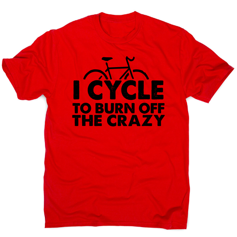 Cycle to burn off funny cycling biking t-shirt men's - Graphic Gear