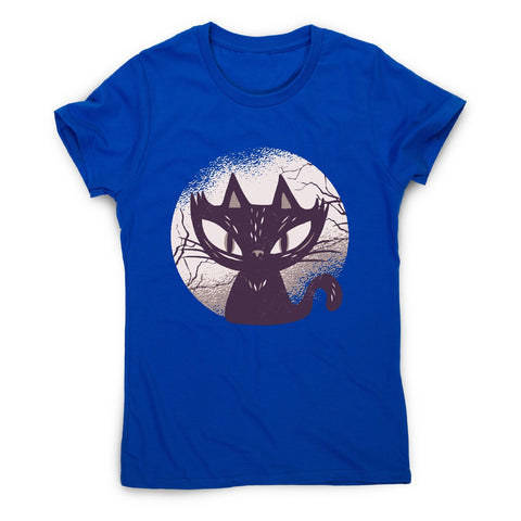 Dark cat - funny halloween women's t-shirt - Graphic Gear