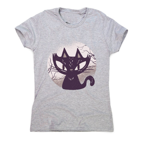 Dark cat - funny halloween women's t-shirt - Graphic Gear