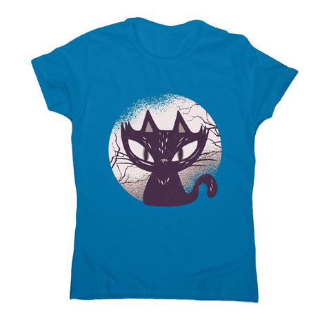Dark cat - funny halloween women's t-shirt - Graphic Gear
