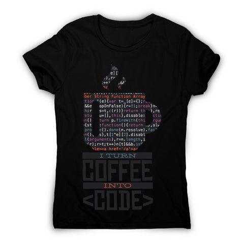 Developer coffee - women's funny premium t-shirt - Graphic Gear