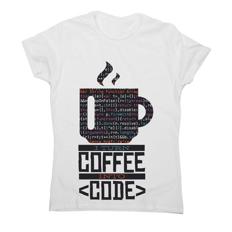Developer coffee - women's funny premium t-shirt - Graphic Gear