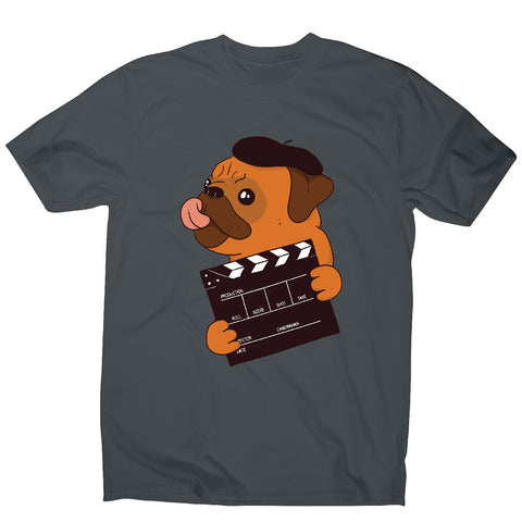 Director pug - funny dog men's t-shirt - Graphic Gear