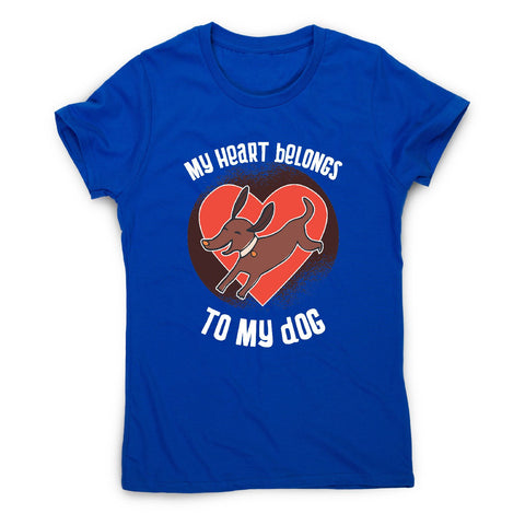 Dog heart - dog lover women's t-shirt - Graphic Gear