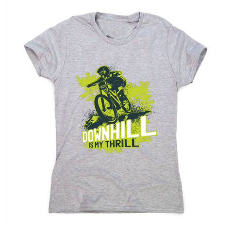 Downhill biking awesome mountain bike t-shirt women's - Graphic Gear