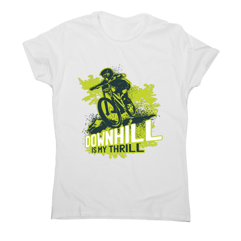 Downhill biking awesome mountain bike t-shirt women's - Graphic Gear