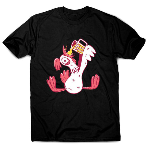 Drunk rooster - men's funny premium t-shirt - Graphic Gear