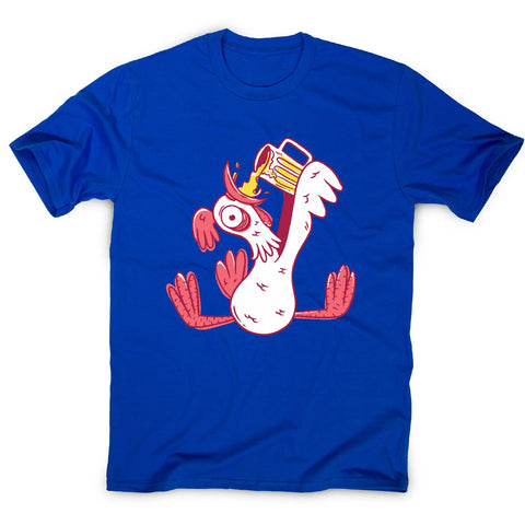 Drunk rooster - men's funny premium t-shirt - Graphic Gear