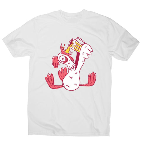 Drunk rooster - men's funny premium t-shirt - Graphic Gear