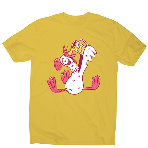 Drunk rooster - men's funny premium t-shirt - Graphic Gear