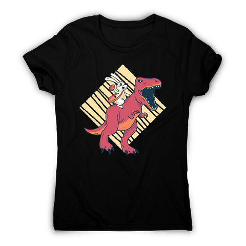 Easter dinosaur - women's funny illustrations t-shirt - Graphic Gear