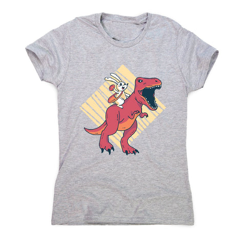 Easter dinosaur - women's funny illustrations t-shirt - Graphic Gear