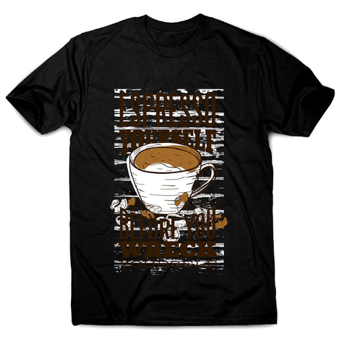Espresso yourself - men's funny premium t-shirt - Graphic Gear