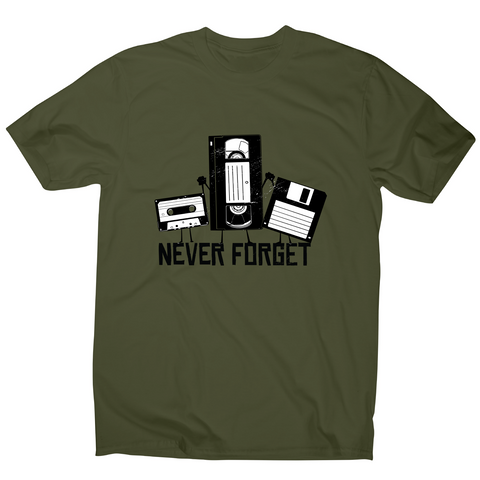 Ever forget funny tape t-shirt design men's - Graphic Gear