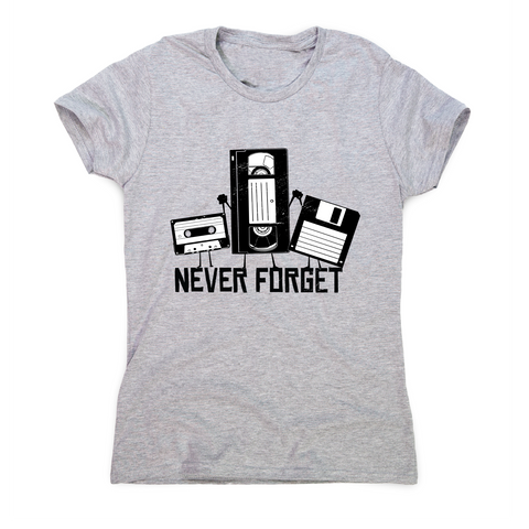 Ever forget funny tape t-shirt design women's - Graphic Gear