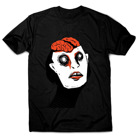 Exposed brain - men's funny premium t-shirt - Graphic Gear